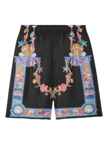 Short à imprimé Coral Theater - Versace - Modalova