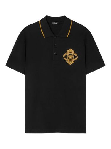 Polo à broderie Architectural Baroque - Versace - Modalova
