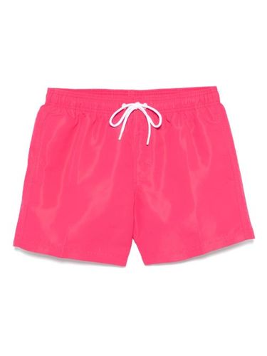 Short de bain à détails de rayures - Sundek - Modalova