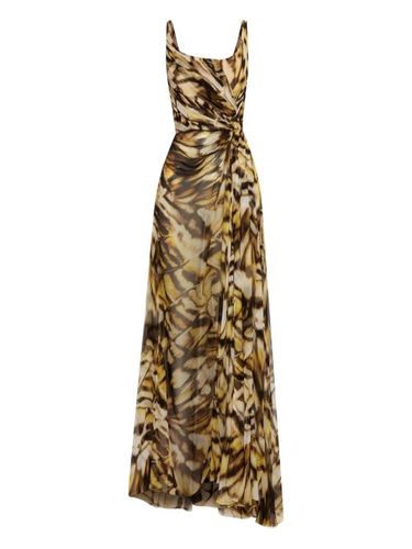 Robe imprimée en soie - Oscar de la Renta - Modalova
