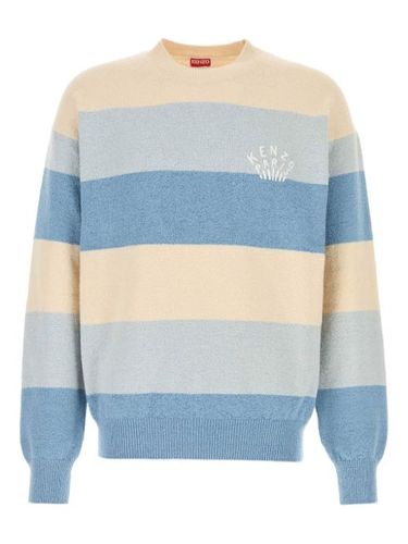 Kenzo pull à logo brodé - Bleu - Kenzo - Modalova