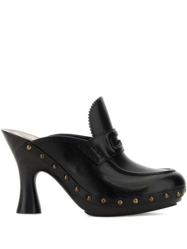 Mules en cuir 100 mm - Burberry - Modalova