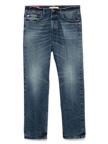 DONDUP jean à patch logo - Bleu - DONDUP - Modalova