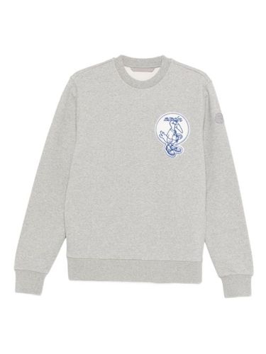 Moncler sweat à logo brodé - Gris - Moncler - Modalova