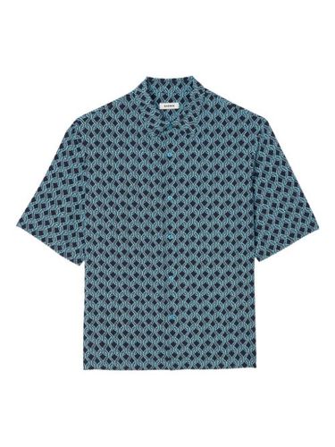 Chemise imprimée à manches courtes - SANDRO - Modalova