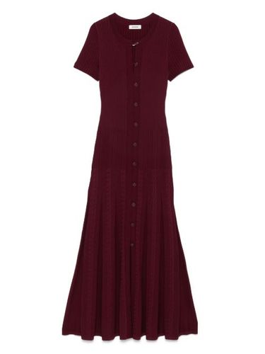 Robe en maille à coupe mi-longue - SANDRO - Modalova