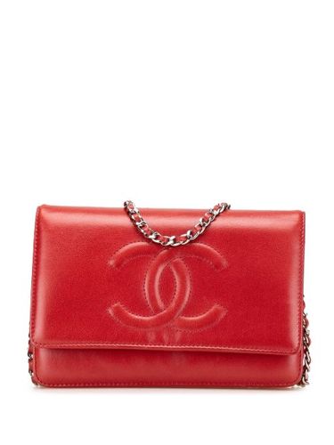 Sac à bandoulière en cuir Wallet On Chain (2010-2011) - CHANEL Pre-Owned - Modalova