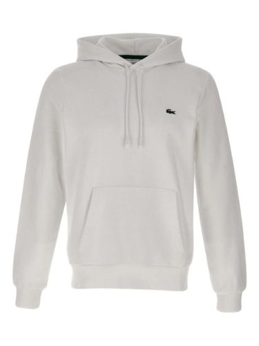 Lacoste hoodie en coton - Blanc - Lacoste - Modalova