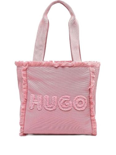 Sac cabas à logo brodé - HUGO - Modalova