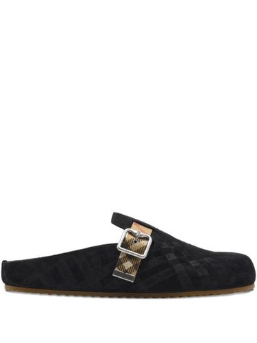 Mules Urchin en daim - Burberry - Modalova