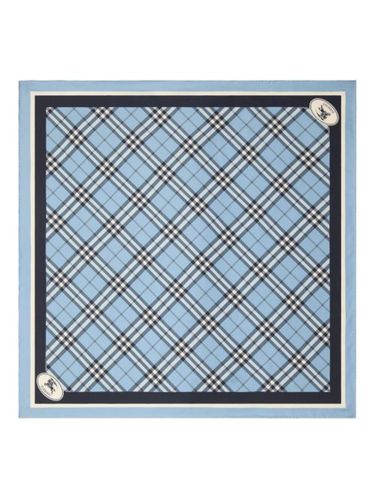 Écharpe en soie à carreaux - Burberry - Modalova