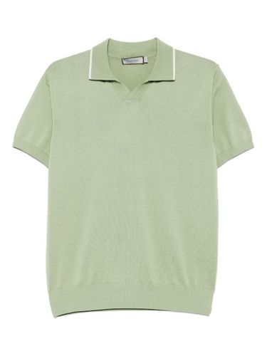 Canali t-shirt en maille - Vert - Canali - Modalova