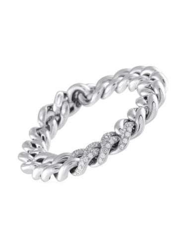 Bracelet Gourmette en or blanc 18ct pavé de diamant - POMELLATO Pre-Owned - Modalova