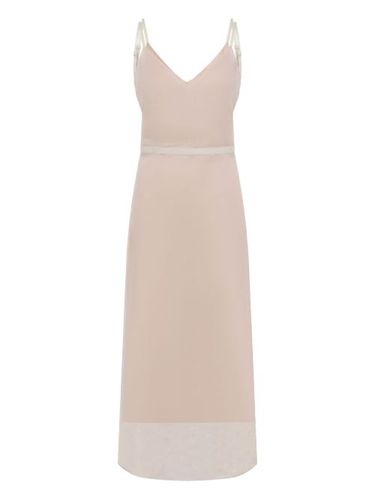 Robe en soie à dos ouvert - Carven - Modalova