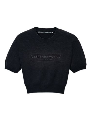 Haut à logo embossé - Alexander Wang - Modalova