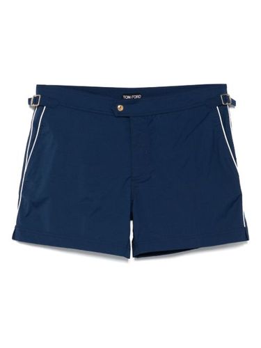 Short de bain à bords passepoilés - TOM FORD - Modalova