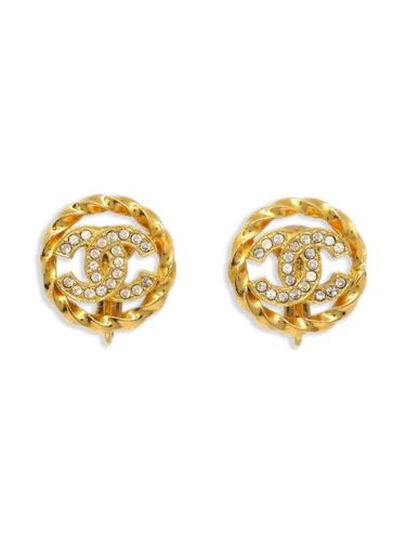 Boucles d'oreilles clip CC (années 1990-2000) - CHANEL Pre-Owned - Modalova