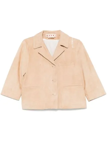 Marni veste en daim - Tons neutres - Marni - Modalova