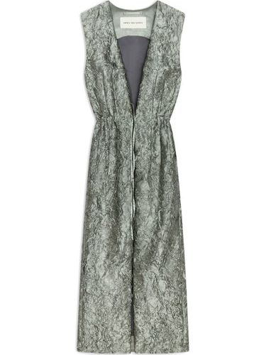 Manteau à design sans manches et chevrons - DRIES VAN NOTEN - Modalova