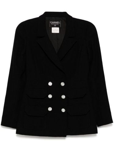 Blazer à boutonnière croisée - CHANEL Pre-Owned - Modalova