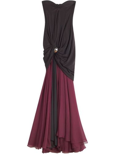 Robe longue à design drapé - Lanvin - Modalova
