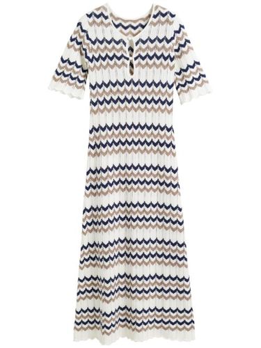 Robe en maille à chevrons - Chinti & Parker - Modalova