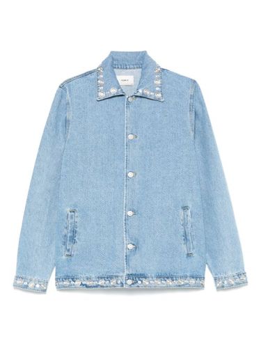 Veste en jean à détails de clous - Coperni - Modalova