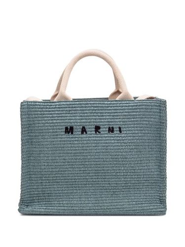 Sac cabas à logo brodé - Marni - Modalova