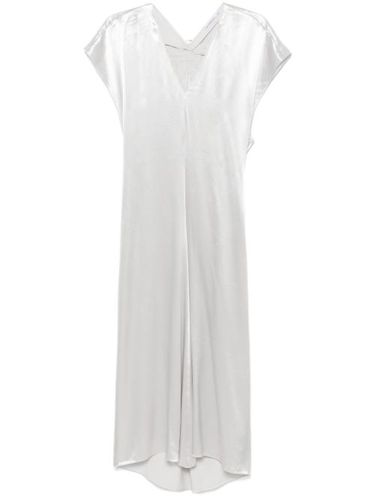 Robe en satin à coupe mi-longue - Patrizia Pepe - Modalova