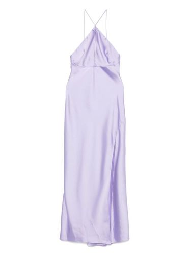 Robe en satin à coupe longue - Patrizia Pepe - Modalova