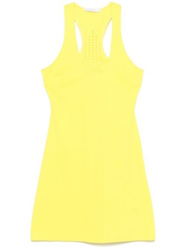 Robe courte volantée à logo perforé - Patrizia Pepe - Modalova