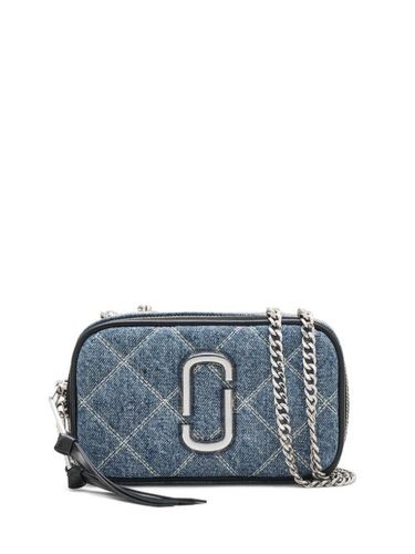 Sac à bandoulière The Quilted Denim Chain Snapshot - Marc Jacobs - Modalova