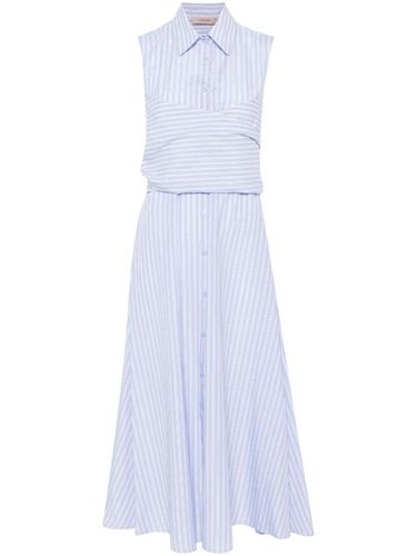 Robe mi-longue à rayures - TWINSET - Modalova