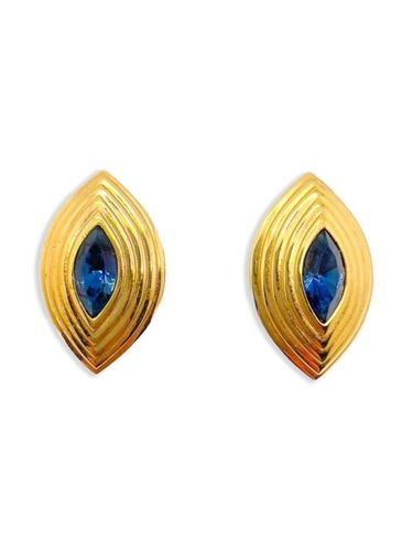 Boucles d'oreilles serties de cristaux (années 1980) - Givenchy Pre-Owned - Modalova