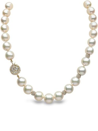 Collier en 18ct Classic Lu à perles des mers du Sud et diamants - Yoko London - Modalova
