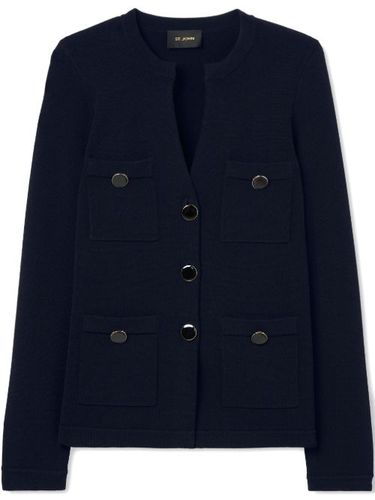 St. John cardigan en maille - Bleu - St. John - Modalova