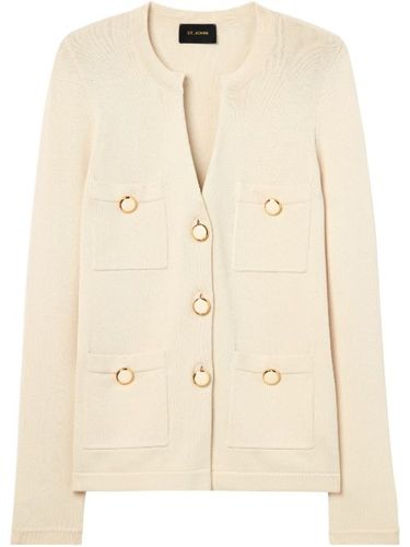 St. John cardigan en maille - Blanc - St. John - Modalova