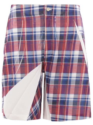 Short en serge à carreaux - Comme Des Garçons Shirt - Modalova