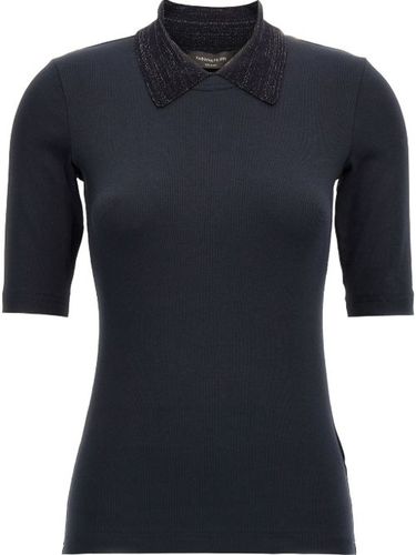 T-shirt à col polo - Fabiana Filippi - Modalova