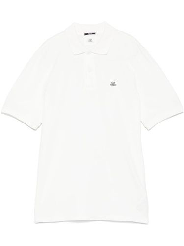 C.P. Company polo en piqué - Blanc - C.P. Company - Modalova