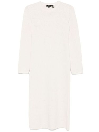 Robe mi-longue en tweed - Theory - Modalova