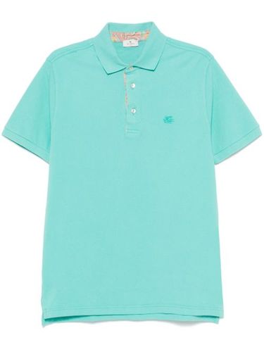 Polo à logo Pegaso brodé - ETRO - Modalova
