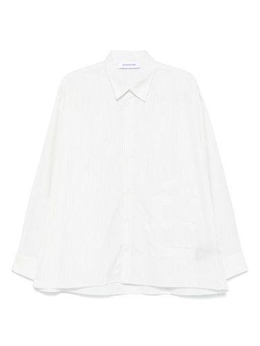 Chemise rayée à patch E - Études Studio - Modalova