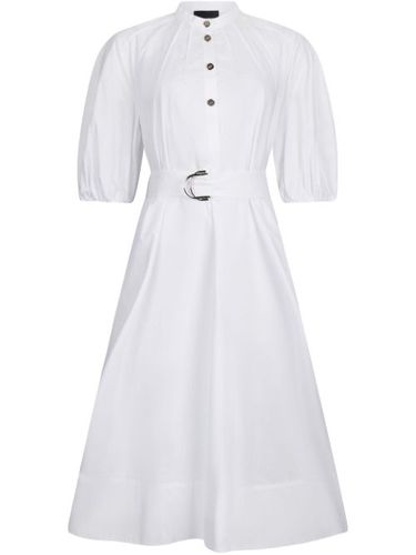 Robe ceinturée à manches bouffantes - LIU JO - Modalova