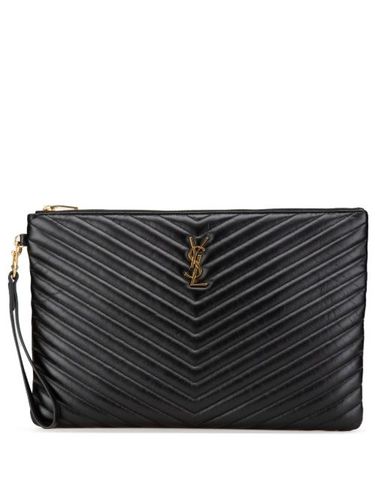 Pochette à motif monogrammé (2017) - Saint Laurent Pre-Owned - Modalova
