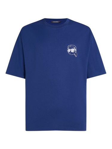 Karl Lagerfeld t-shirt Ikon - Bleu - Karl Lagerfeld - Modalova
