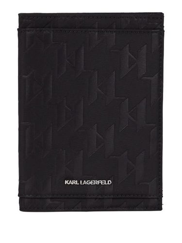 Porte-carte à logo imprimé - Karl Lagerfeld - Modalova