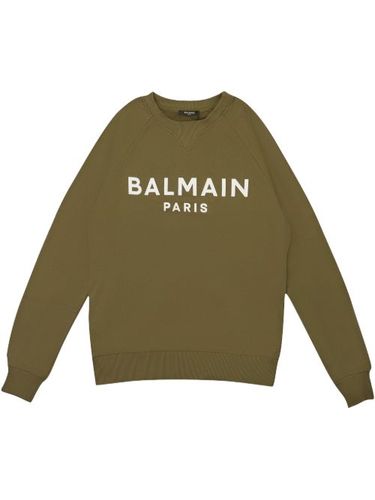 Sweat à imprimé graphique - Balmain - Modalova