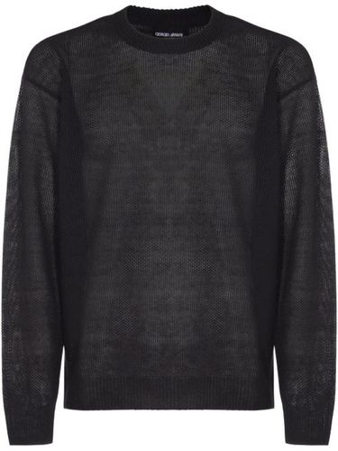 Pull à épaules descendues - Giorgio Armani - Modalova