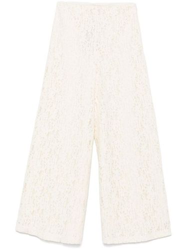Pantalon droit en dentelle - TWINSET - Modalova
